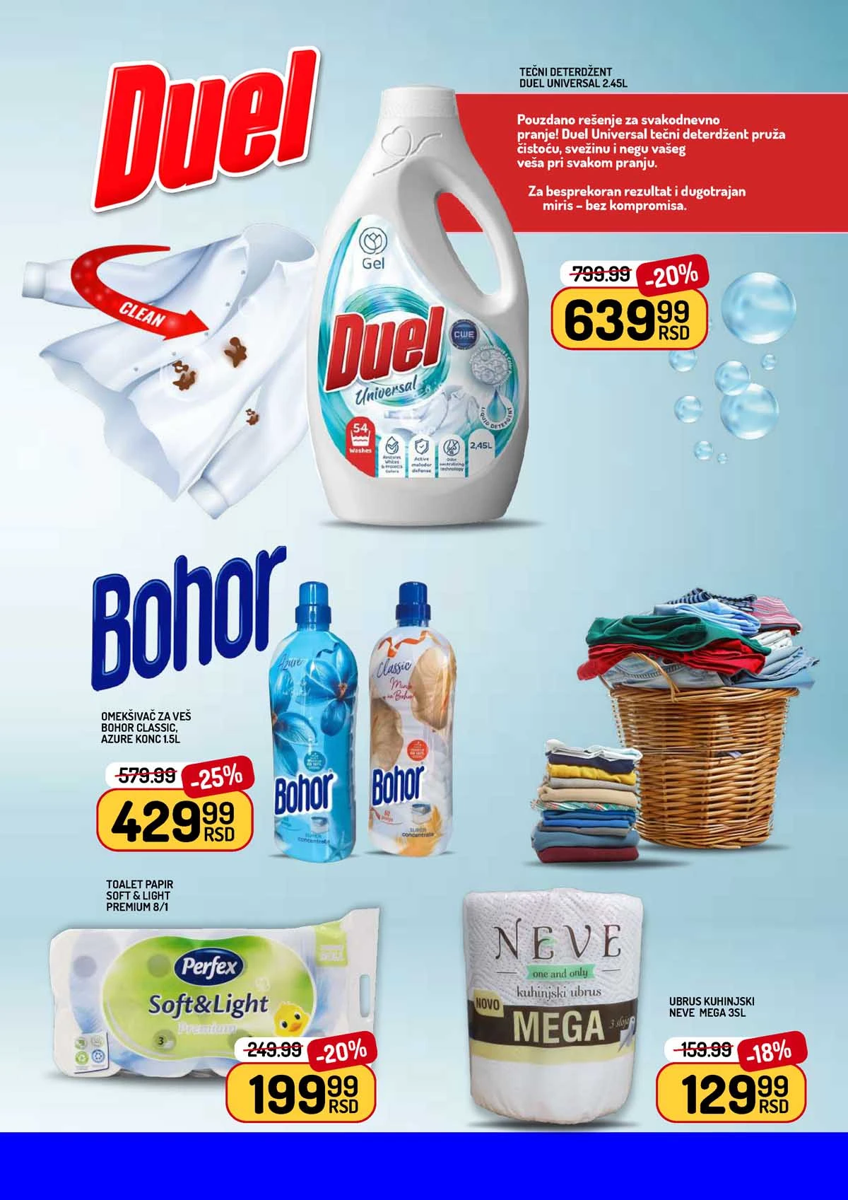 Aman katalog akcija – proizvodi za domaćinstvo i čišćenje na sniženju