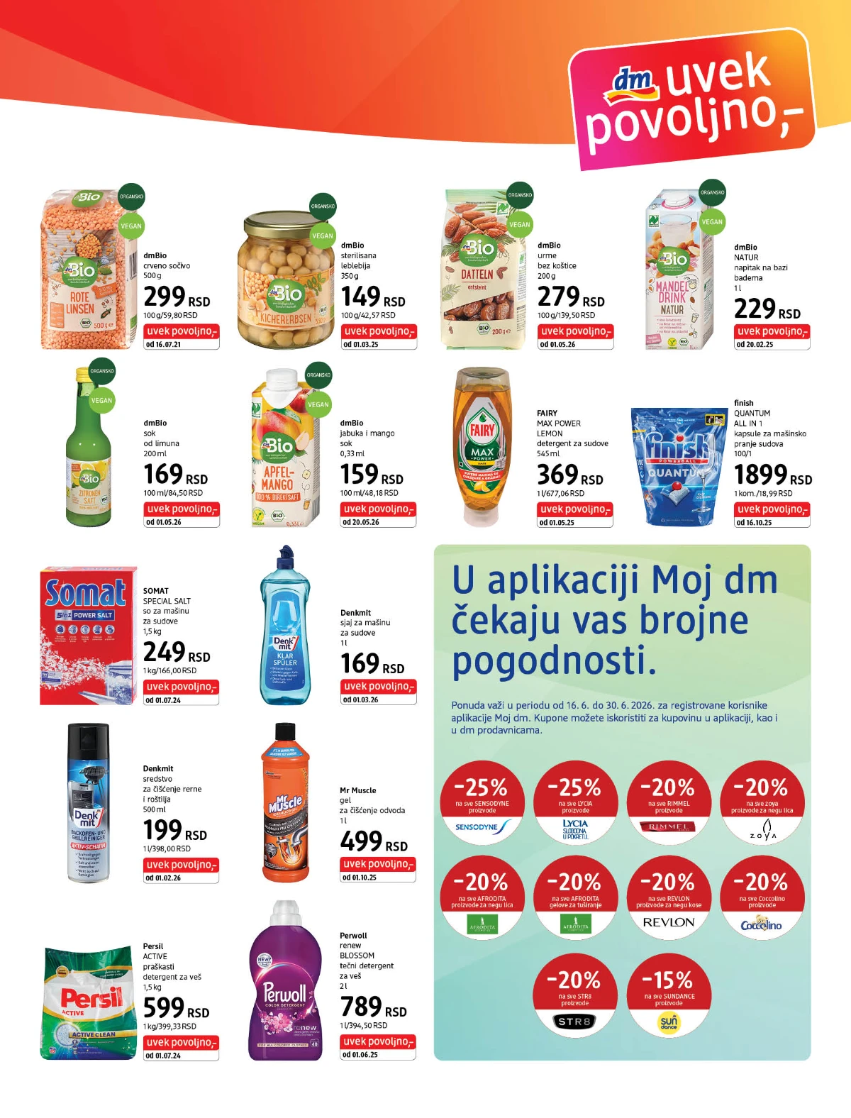dm katalog strana 7 – dmBio proizvodi, deterdženti i sredstva za domaćinstvo