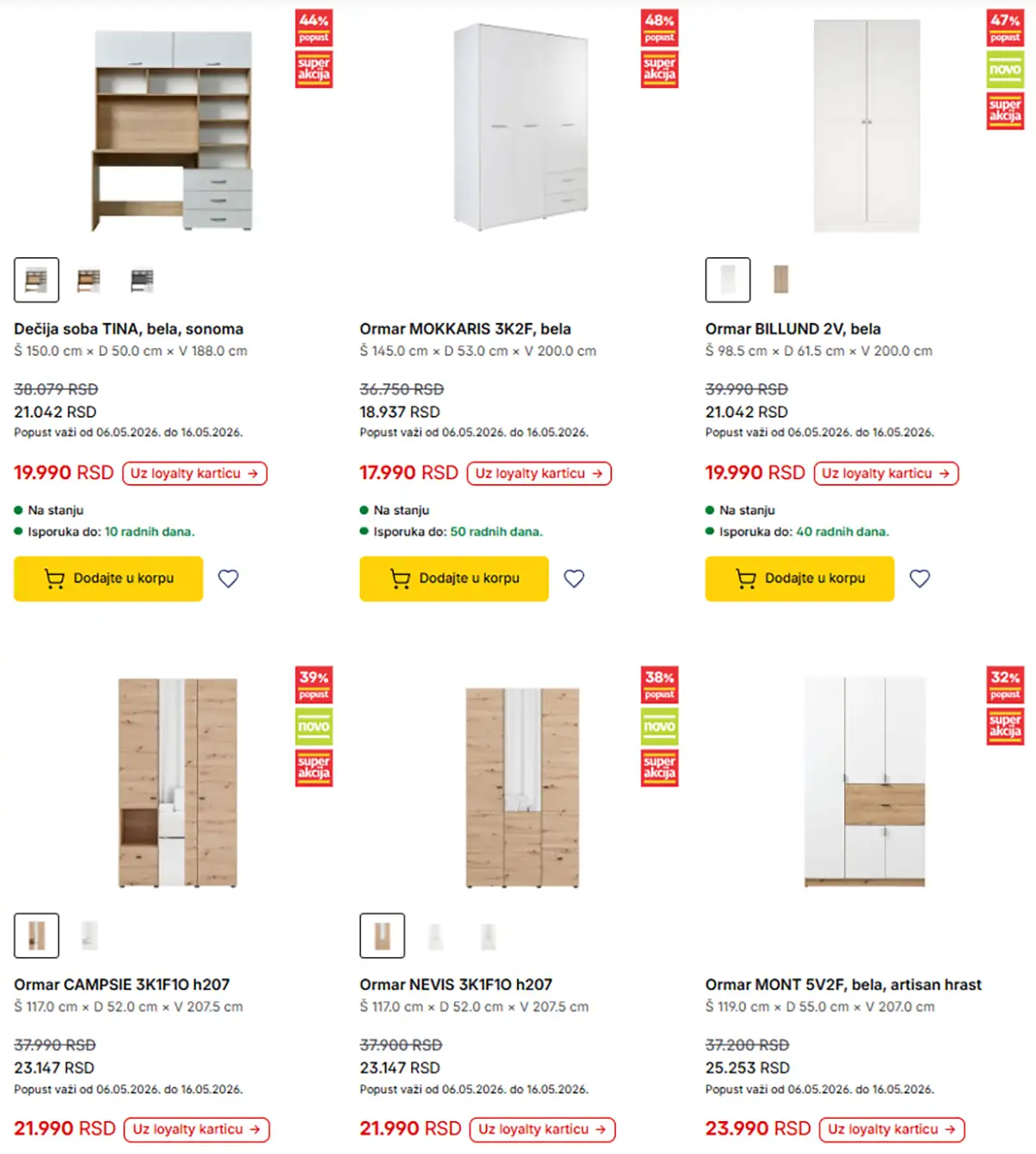 Forma Ideale katalog strana 6 – ormari i dečije sobe na popustu