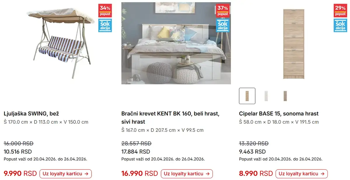 Forma Ideale katalog strana 3 – nedeljna akcija sniženja i preko 40% do 26. aprila 2026