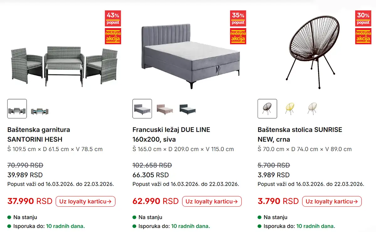 Forma Ideale katalog strana 2 – nedeljna akcija sniženja i preko 40% do 22. marta 2026