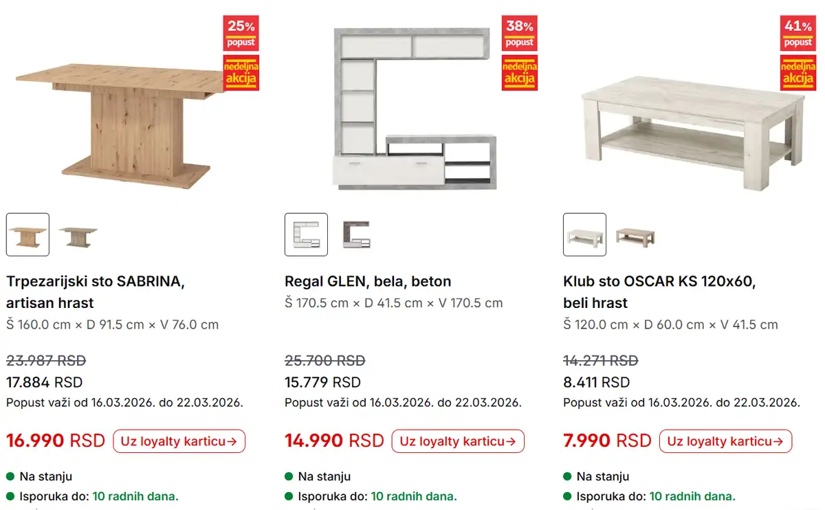 Forma Ideale katalog strana 5 – nedeljna akcija sniženja i preko 40% do 22. marta 2026