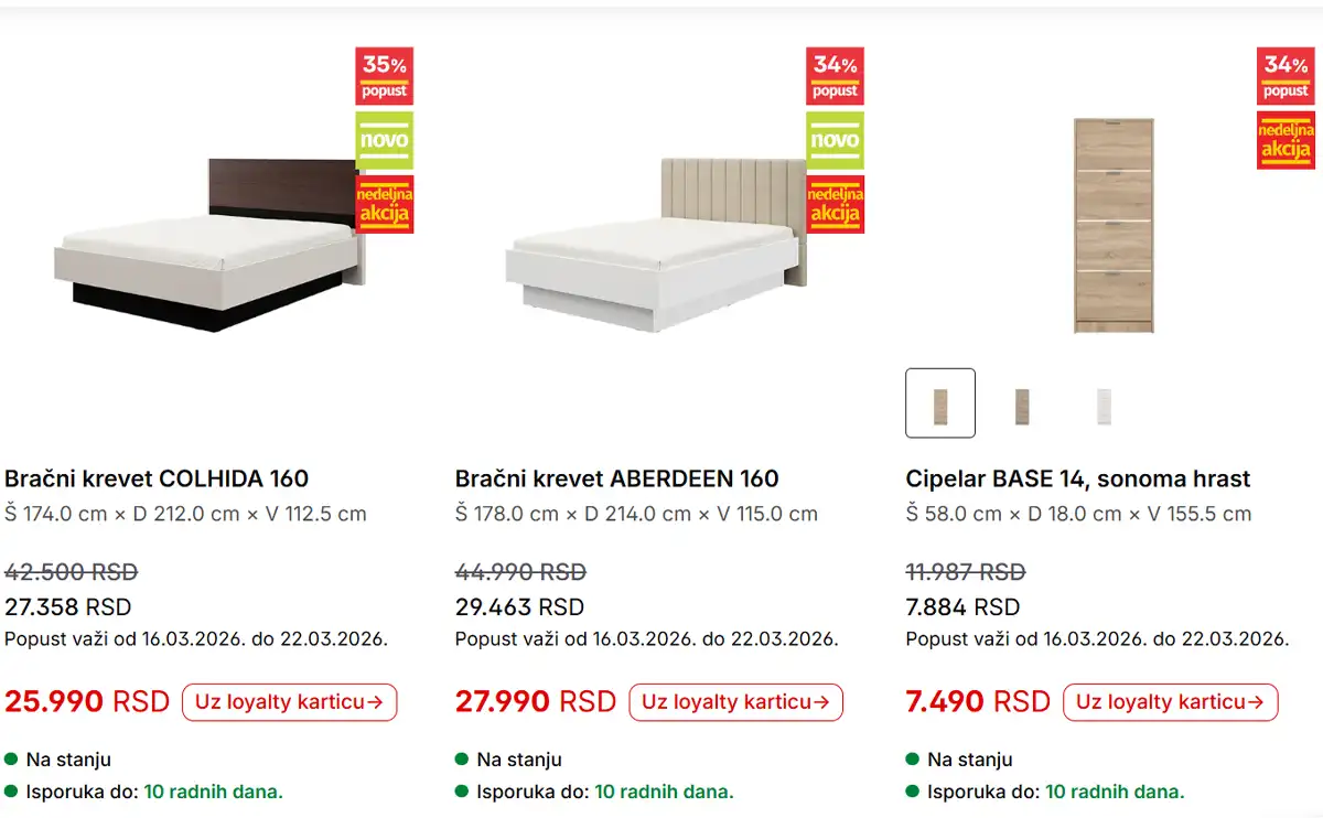 Forma Ideale katalog strana 7 – nedeljna akcija sniženja i preko 40% do 22. marta 2026
