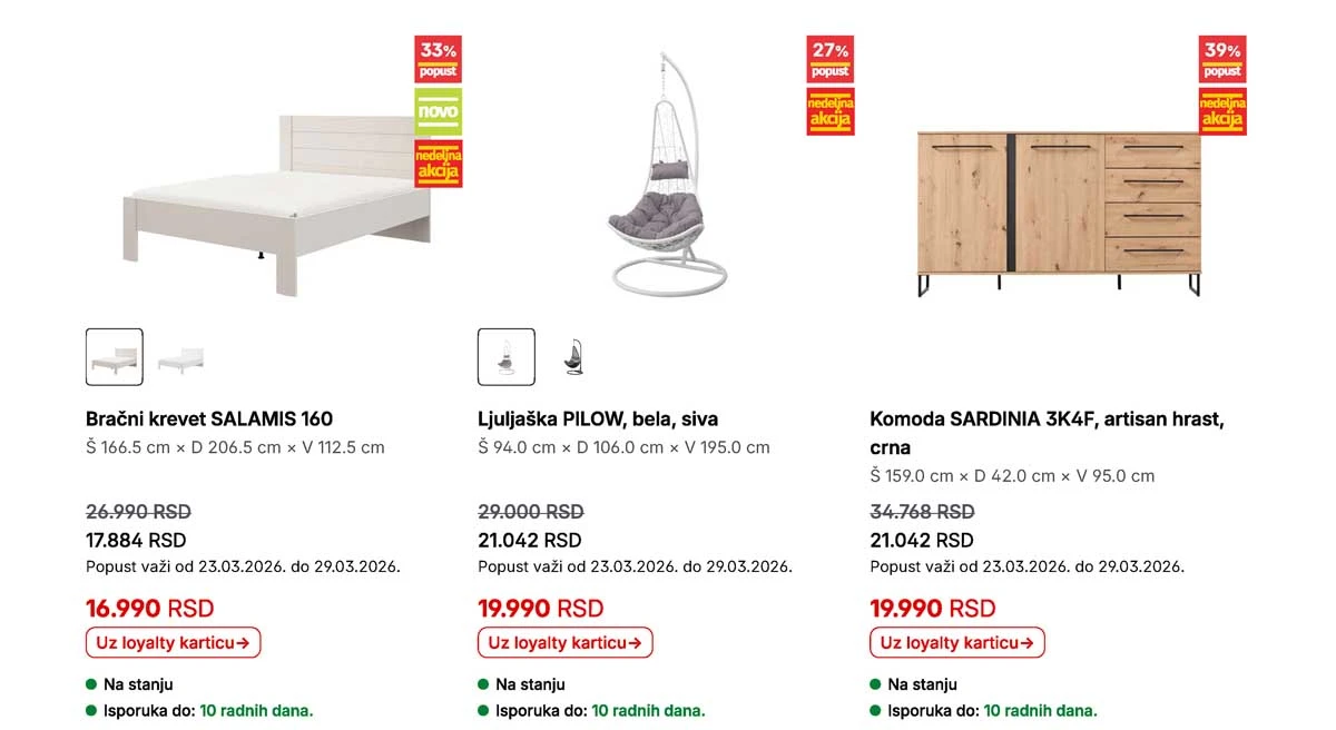 Forma Ideale katalog strana 2 – nedeljna akcija sniženja i preko 40% do 29. marta 2026