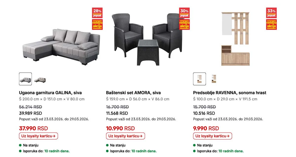 Forma Ideale katalog strana 5 – nedeljna akcija sniženja i preko 40% do 29. marta 2026