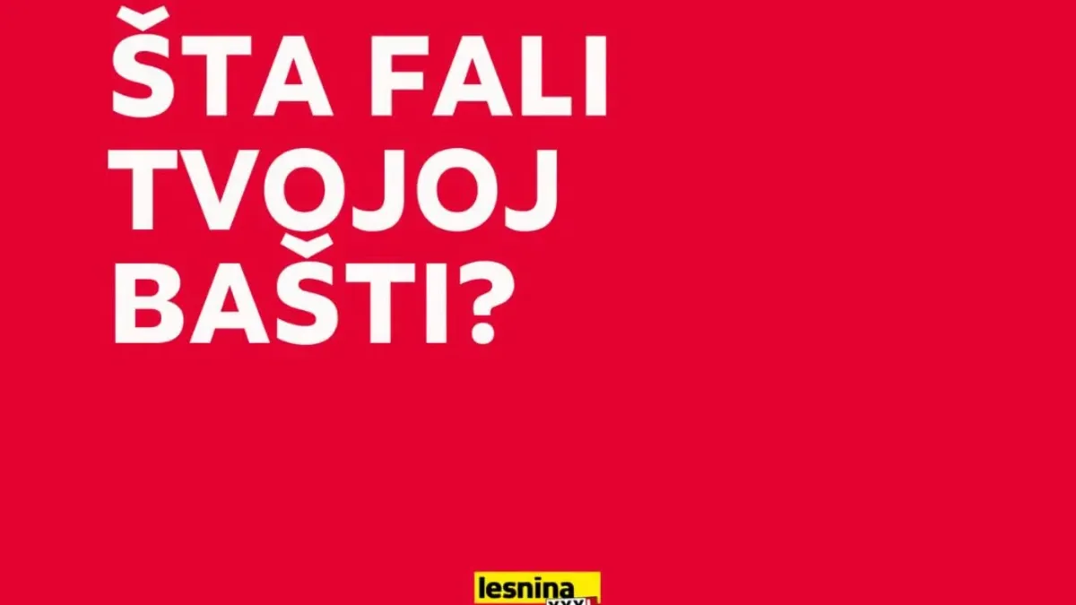 Lesnina XXXL veliko sezonsko sniženje baštenskog nameštaja sa popustima do 40 odsto
