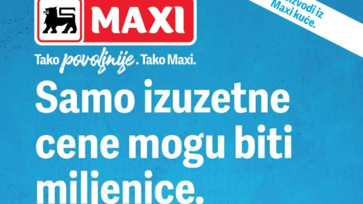 Maxi Cene Miljenice – svakodnevne niske cene i kvalitetni proizvodi iz Maxi kuće