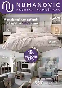 Numanović akcija nameštaja – katalog sa sniženjem do 50%