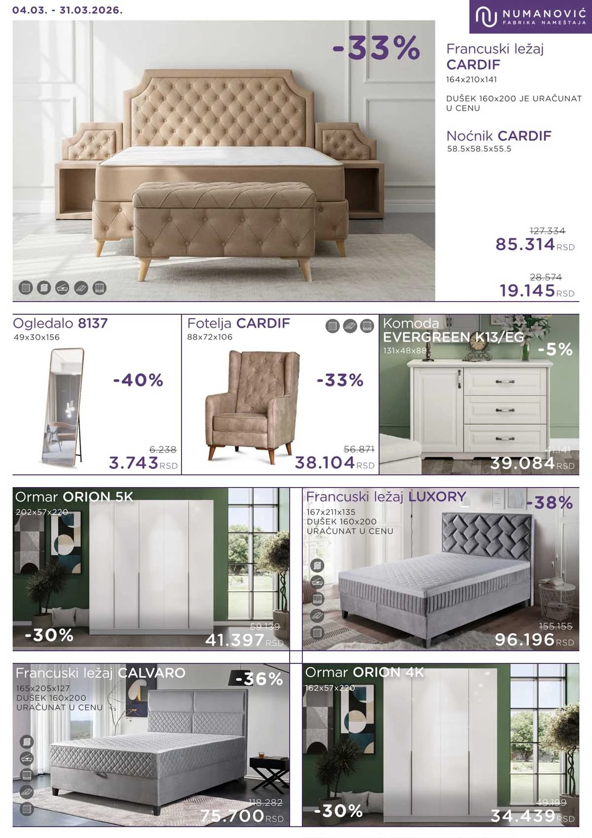 Numanović katalog nameštaja sniženje do 50% – strana 6