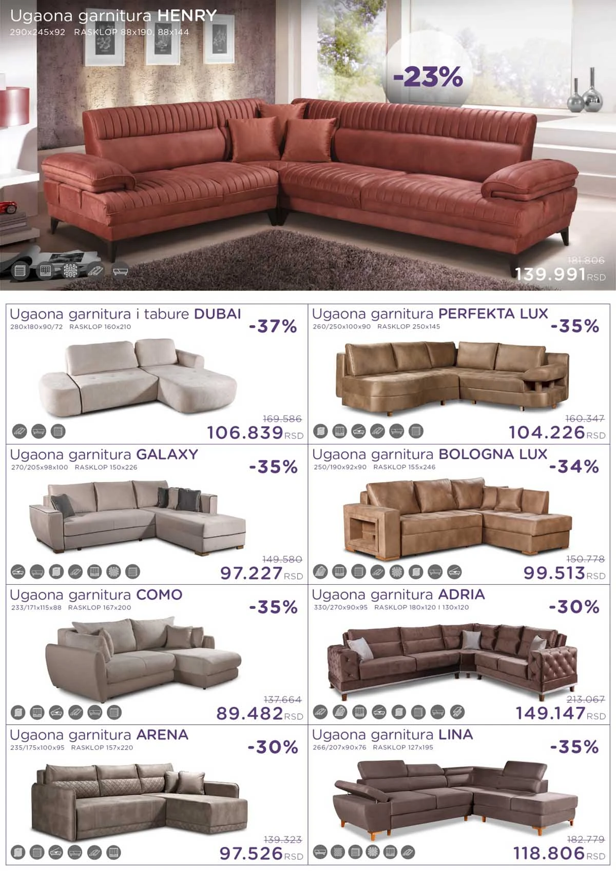 Numanović katalog nameštaja akcija do 50% – strana 2