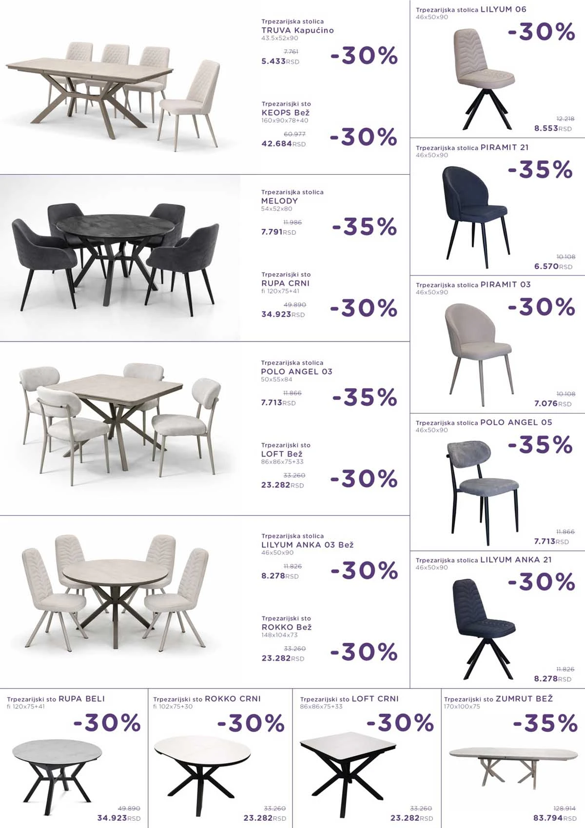 Numanović akcija nameštaja katalog sniženja – strana 9